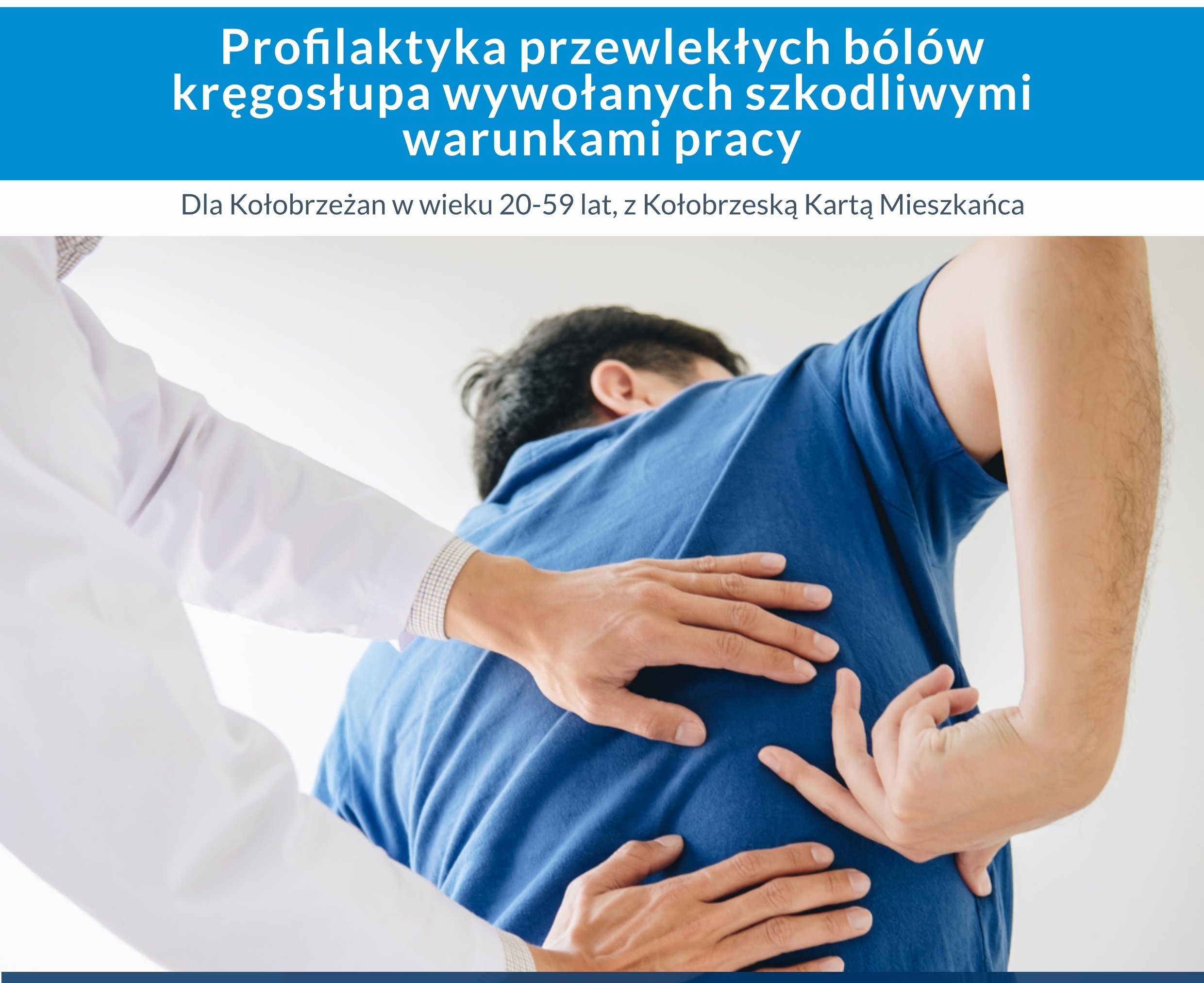 aktualność: Zdrowszy Kołobrzeg - profilaktyka bólów kręgosłupa 2026